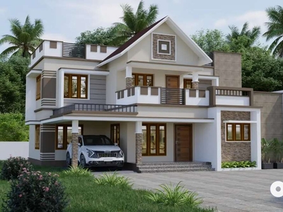Silver spring Villas-Pulluvazhy Project, 2335sqft, 6 cent.