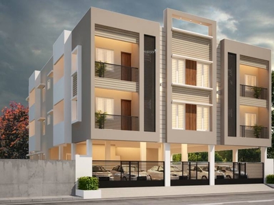 1100 sq ft 3 BHK Under Construction property Apartment for sale at Rs 60.50 lacs in Vignesh Homes in Nandambakkam, Chennai