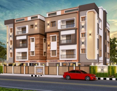 1157 sq ft 3 BHK Launch property Apartment for sale at Rs 80.99 lacs in AK Prasiolite And Petalite in Rajakilpakkam, Chennai