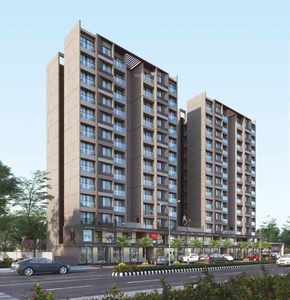 1197 sq ft 2 BHK 1T Completed property Apartment for sale at Rs 49.21 lacs in Shilp Royal Heights in Gota, Ahmedabad