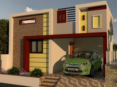 1350 sq ft 3 BHK 3T West facing Villa for sale at Rs 63.30 lacs in AMAZZE TESLA CITY PONMAR CHENNAI in Moolacheri, Chennai