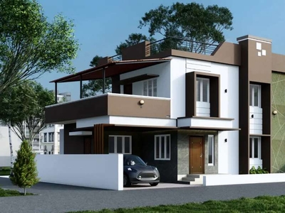 4.5 cents land 2 bhk House at HONNAKATTE