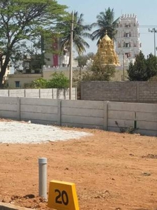 1200 sq ft East facing Plot for sale at Rs 26.40 lacs in Pride Green Meadows in Jigani, Bangalore
