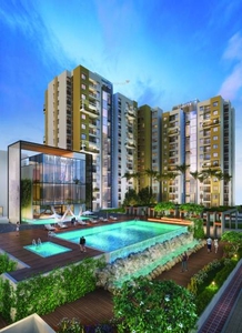 1492 sq ft 3 BHK Under Construction property Apartment for sale at Rs 1.45 crore in Puravankara Zenium in Bagaluru Near Yelahanka, Bangalore