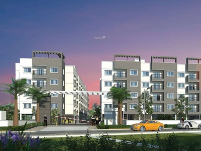 876 sq ft 2 BHK Under Construction property Apartment for sale at Rs 48.71 lacs in Pride Sunrise Phase 2 in Jigani, Bangalore