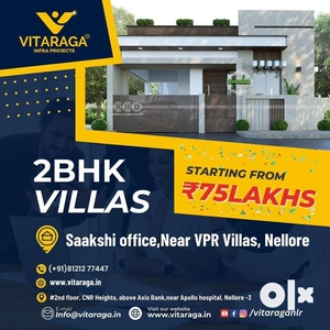 2bhk villas for sale near sakshi office, NH5