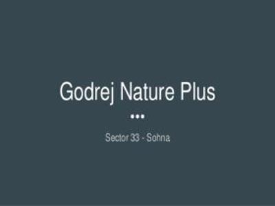 3 BHK Apartment For Sale in Godrej Nature Plus