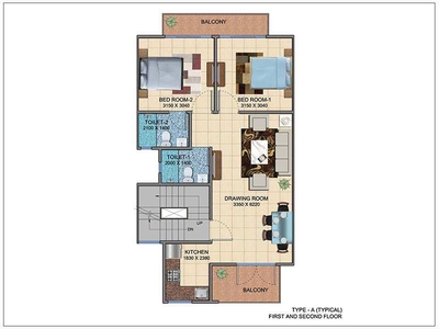 1 BHK Apartment 1080 Sq.ft. for Sale in Sector 35 Karnal