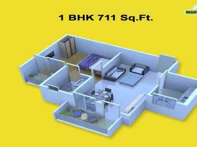 1 BHK Residential Apartment 711 Sq.ft. for Sale in Patanjali, Haridwar