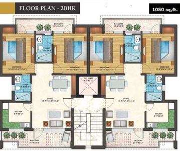 2 BHK Residential Apartment 1050 Sq.ft. for Sale in Alwar Bypass Road, Bhiwadi
