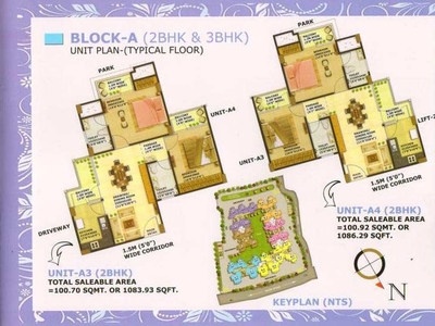 2 BHK Apartment 1086 Sq.ft. for Sale in Preetam Nagar, Allahabad