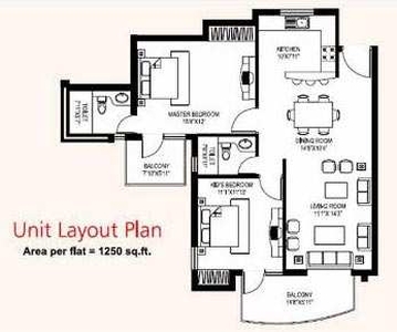 2 BHK Residential Apartment 1250 Sq.ft. for Sale in Sector 88 Faridabad