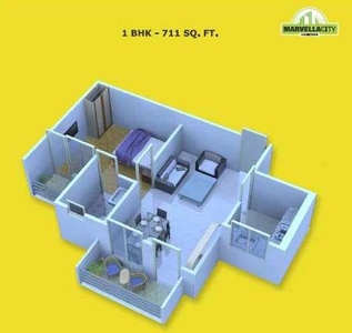 2 BHK Residential Apartment 480 Sq.ft. for Sale in Patanjali, Haridwar