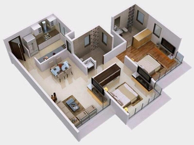 2 BHK Apartment 730 Sq.ft. for Sale in