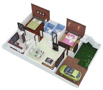 2 BHK House 860 Sq.ft. for Sale in Raipur Raipur
