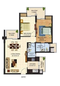 2 BHK Apartment 890 Sq.ft. for Sale in