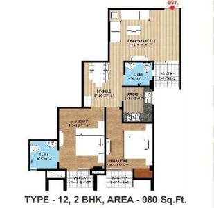 2 BHK Residential Apartment 980 Sq.ft. for Sale in Naini, Allahabad