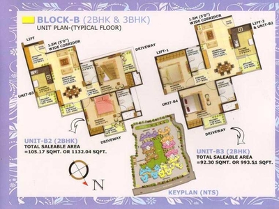 2 BHK Apartment 993 Sq.ft. for Sale in Preetam Nagar, Allahabad