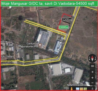 Commercial Land 21500 Sq.ft. for Sale in Manjusar, Vadodara