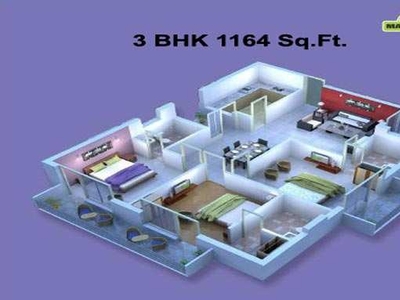 3 BHK Residential Apartment 1164 Sq.ft. for Sale in Patanjali, Haridwar