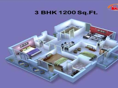 3 BHK Apartment 1200 Sq.ft. for Sale in Delhi Roorkee Highway, Haridwar