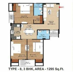 3 BHK Residential Apartment 1295 Sq.ft. for Sale in Naini, Allahabad