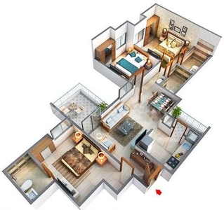 3 BHK Apartment 1310 Sq.ft. for Sale in