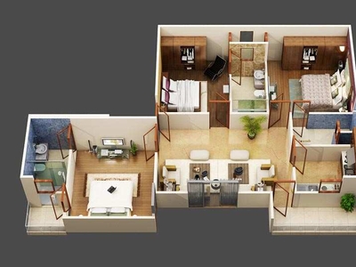 3 BHK Apartment 1385 Sq.ft. for Sale in Sector 116 Noida