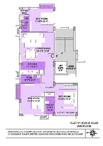3 BHK Apartment 1589 Sq.ft. for Sale in