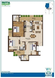 3 BHK Apartment 1611 Sq.ft. for Sale in