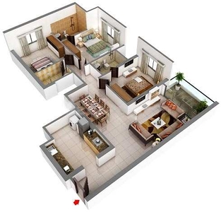 3 BHK Apartment 2193 Sq.ft. for Sale in