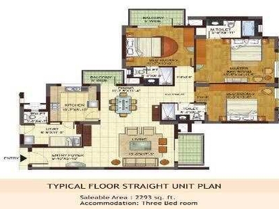 3 BHK Apartment 2293 Sq.ft. for Sale in