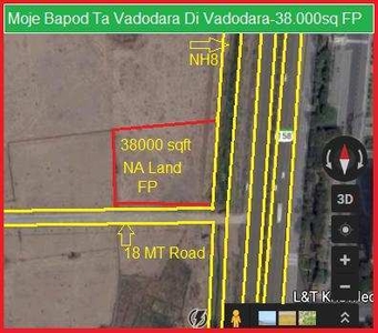 Commercial Land 38000 Sq.ft. for Sale in Bapod, Vadodara