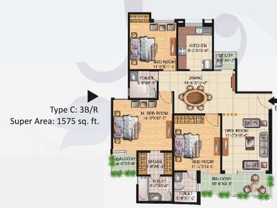 4 BHK Apartment 2185 Acre for Sale in