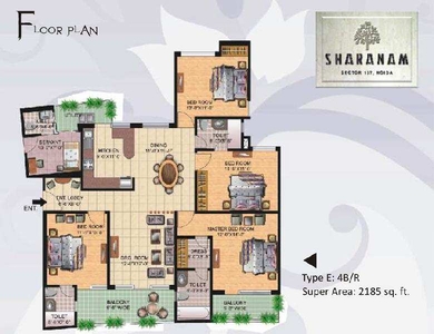 4 BHK Apartment 2185 Acre for Sale in