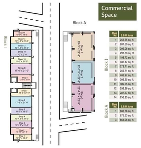 Commercial Shop 485 Sq.ft. for Sale in