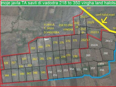 Commercial Land 218 Bigha for Sale in Savli, Vadodara