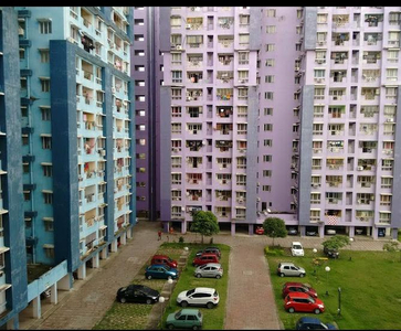1000 sq ft 2 BHK 2T North facing Apartment for sale at Rs 60.00 lacs in NBCC Vibgyor Towers in New Town, Kolkata