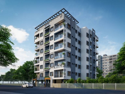 1036 sq ft 2 BHK Under Construction property Apartment for sale at Rs 53.87 lacs in Kappa White House in New Town, Kolkata