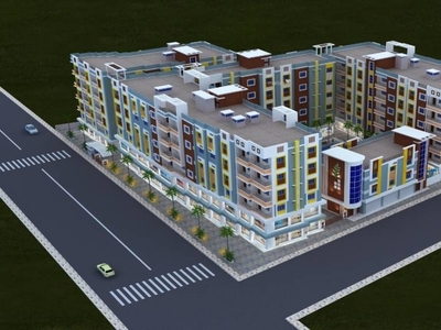 1056 sq ft 2 BHK Under Construction property Apartment for sale at Rs 31.15 lacs in Stt Vamika Abasan in Bhadreswar, Kolkata