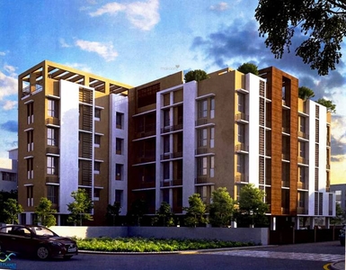 1077 sq ft 2 BHK Under Construction property Apartment for sale at Rs 57.50 lacs in Rohra Green Phase II in New Town, Kolkata