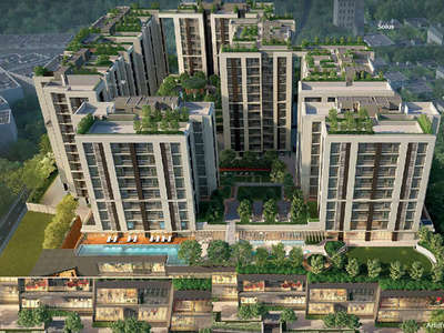 1094 sq ft 3 BHK 2T Apartment for sale at Rs 58.00 lacs in Srijan Solus 10th floor in Madhyamgram, Kolkata