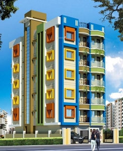 1150 sq ft 3 BHK Under Construction property Apartment for sale at Rs 33.01 lacs in Sai Ram Ritika Niwas in Bally, Kolkata