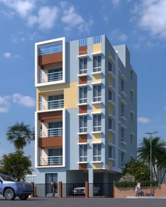 1196 sq ft 3 BHK Apartment for sale at Rs 78.74 lacs in Danish Alisha Individual Project in New Town, Kolkata