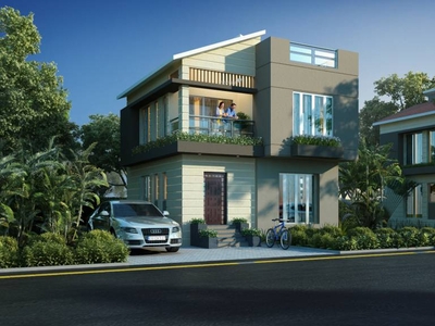 1268 sq ft 3 BHK Launch property Villa for sale at Rs 72.95 lacs in Gems Gems Bougainvillas in Joka, Kolkata