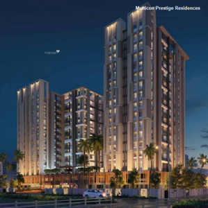 1325 sq ft 3 BHK 3T Apartment for sale at Rs 58.30 lacs in Multicon Prestige Residences 8th floor in Narendrapur, Kolkata