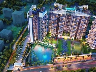 1366 sq ft 2 BHK 2T Apartment for sale at Rs 1.53 crore in Merlin The One 10th floor in Tollygunge, Kolkata