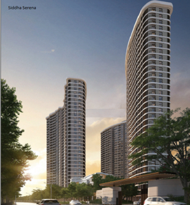 1415 sq ft 4 BHK 4T Apartment for sale at Rs 1.50 crore in Siddha Serena 14th floor in Kalikapur, Kolkata