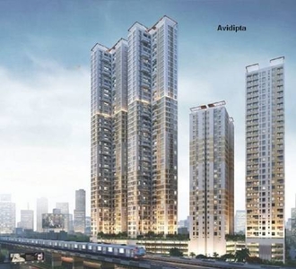 1671 sq ft 3 BHK 3T Apartment for sale at Rs 2.50 crore in Bengal Peerless Avidipta Phase II 13th floor in Mukundapur, Kolkata