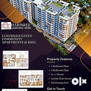 2 and 3bhk gated community apartments